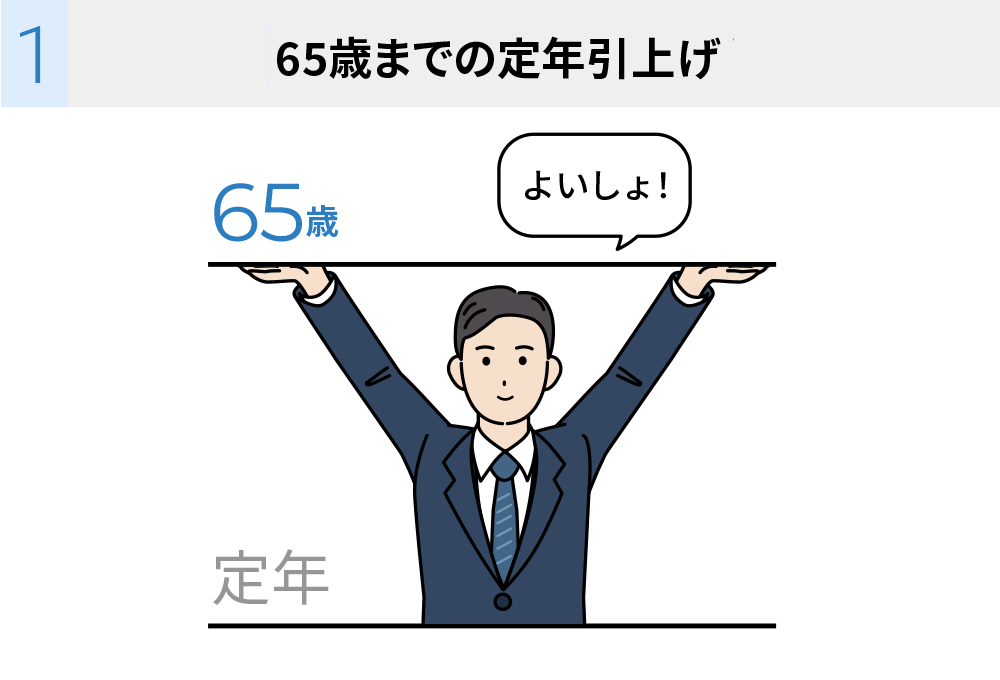 65歳までの定年引上げ